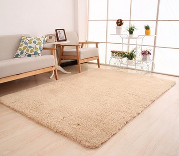 Luxurious White Plush Carpet for Living Room & Bedroom - HousKItch