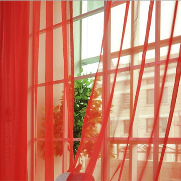 Modern Transparent Tulle Curtains for Living Room & Bedroom - HousKItch