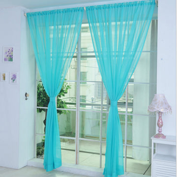 Modern Transparent Tulle Curtains for Living Room & Bedroom - HousKItch