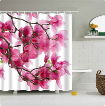 Premium Floral Printing Series Polyester Shower Curtain for Stylish Home Decor - HousKitch