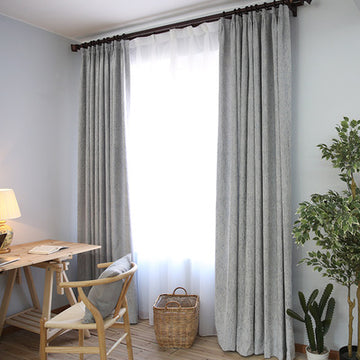 Premium Solid Color Cotton Curtain Fabric for Modern Homes - HousKItch