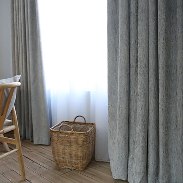 Premium Solid Color Cotton Curtain Fabric for Modern Homes - HousKItch