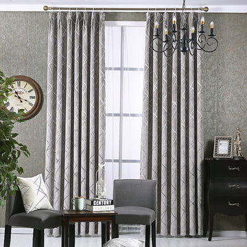 Modern Light Luxury Chenille Blackout Curtains for Stylish Homes | HousKitch