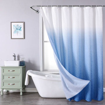 Modern Composite Foaming Polyester Shower Curtain | Waterproof & Mildew-Proof